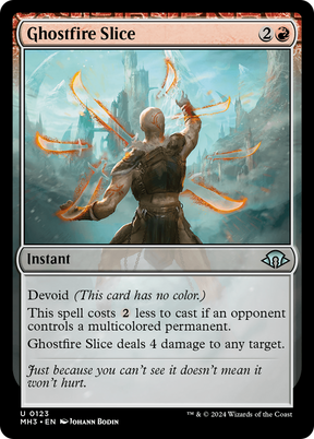 Magic: The Gathering - Ghostfire Slice Foil - Modern Horizons 3