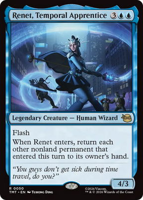 Magic: The Gathering - Renet, Temporal Apprentice - Teenage Mutant Ninja Turtles