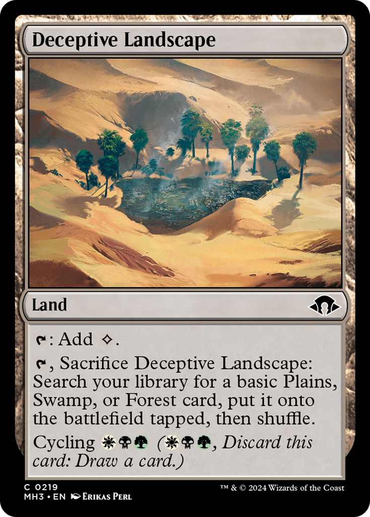 Magic: The Gathering - Deceptive Landscape - Modern Horizons 3