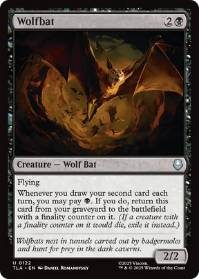 Magic: The Gathering - Wolfbat Foil - Avatar: The Last Airbender