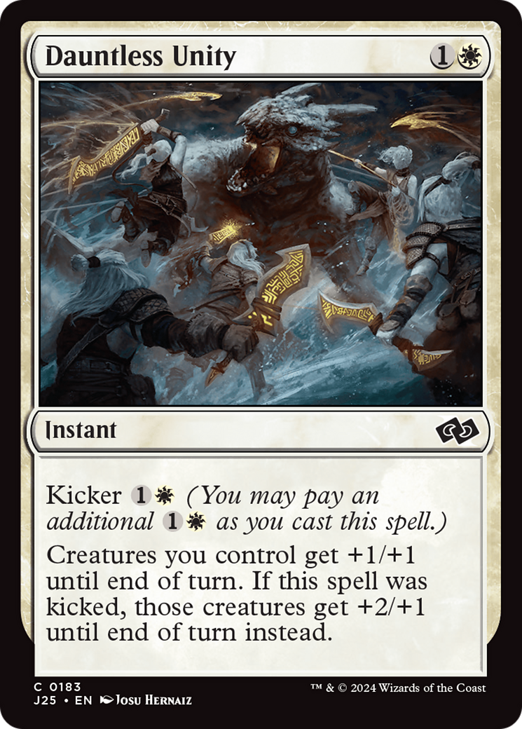 Magic: The Gathering - Dauntless Unity - Foundations Jumpstart