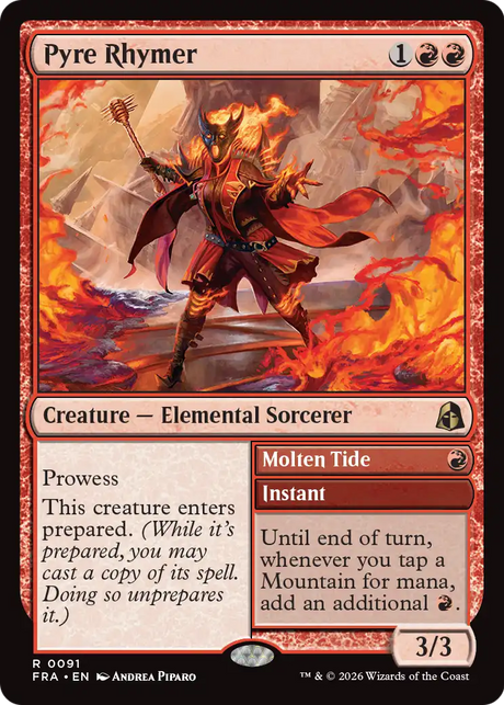 Magic: The Gathering - Pyre Rhymer // Molten Tide - Reality Fracture