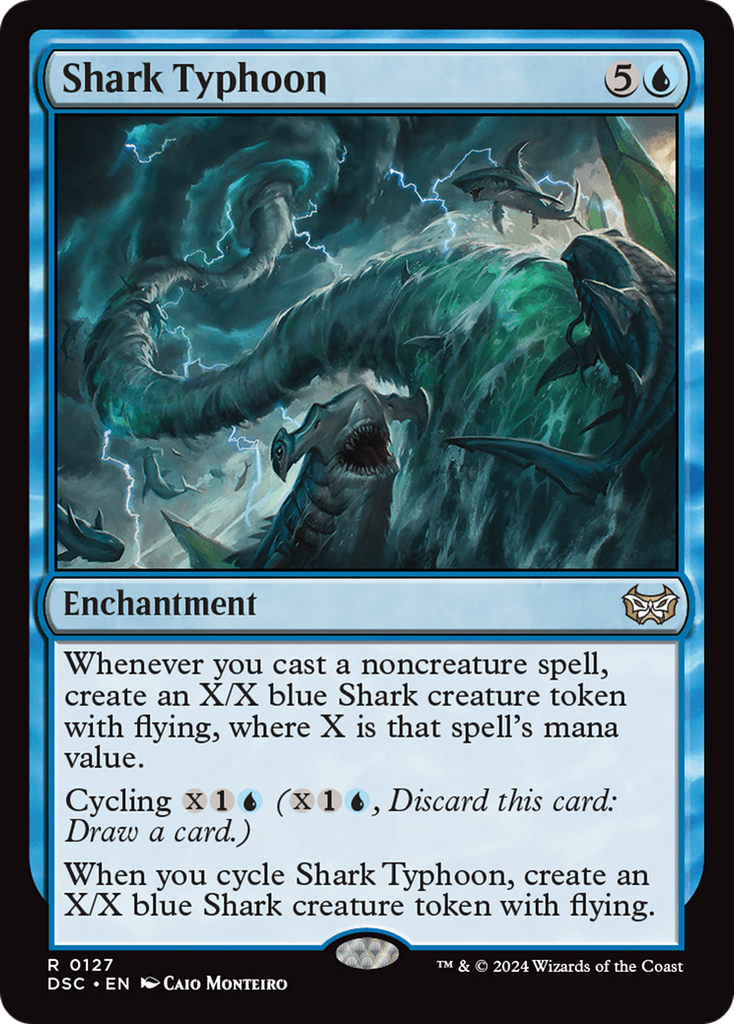 Magic: The Gathering - Shark Typhoon - Duskmourn: House of Horror Commander