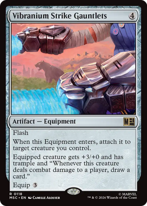 Magic: The Gathering - Vibranium Strike Gauntlets - Marvel Super Heroes Commander