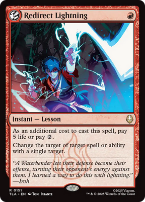 Magic: The Gathering - Redirect Lightning - Avatar: The Last Airbender