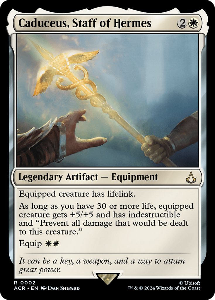 Magic: The Gathering - Caduceus, Staff of Hermes Foil - Assassin's Creed