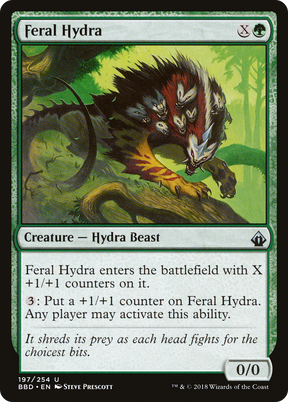 Magic: The Gathering - Feral Hydra Foil - Battlebond