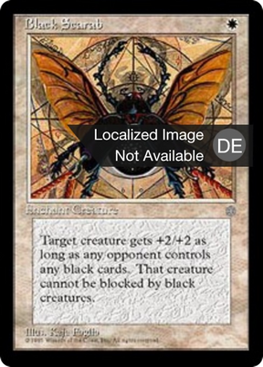 Magic: The Gathering - Schwarzer Skarabäus - Ice Age