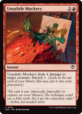Magic: The Gathering - Unsubtle Mockery - Secrets of Strixhaven