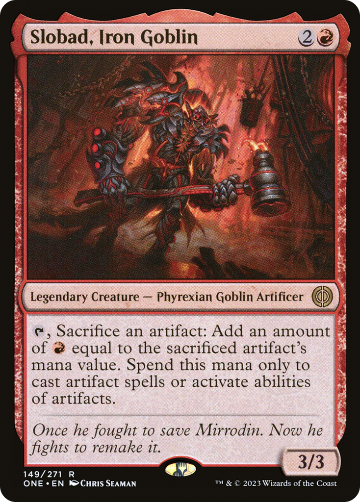 Magic: The Gathering - Slobad, Iron Goblin - Phyrexia: All Will Be One