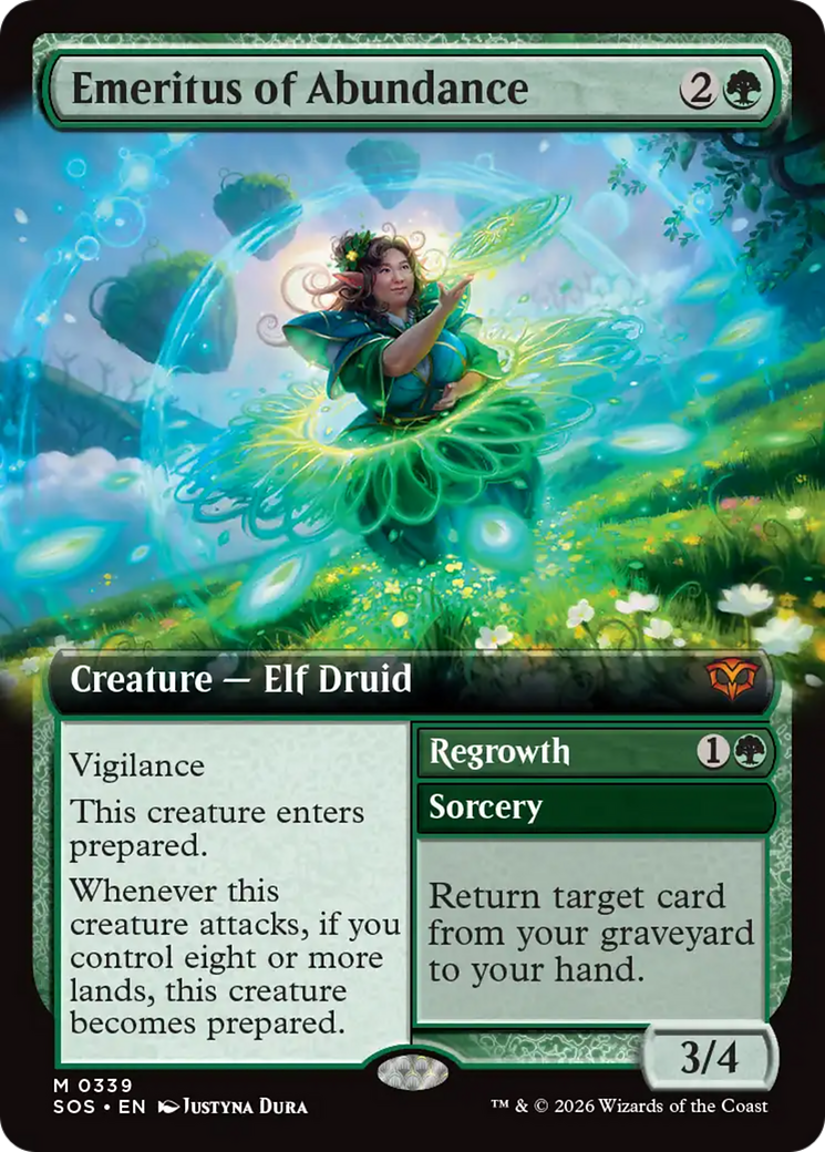 Magic: The Gathering - Emeritus of Abundance // Regrowth - Secrets of Strixhaven