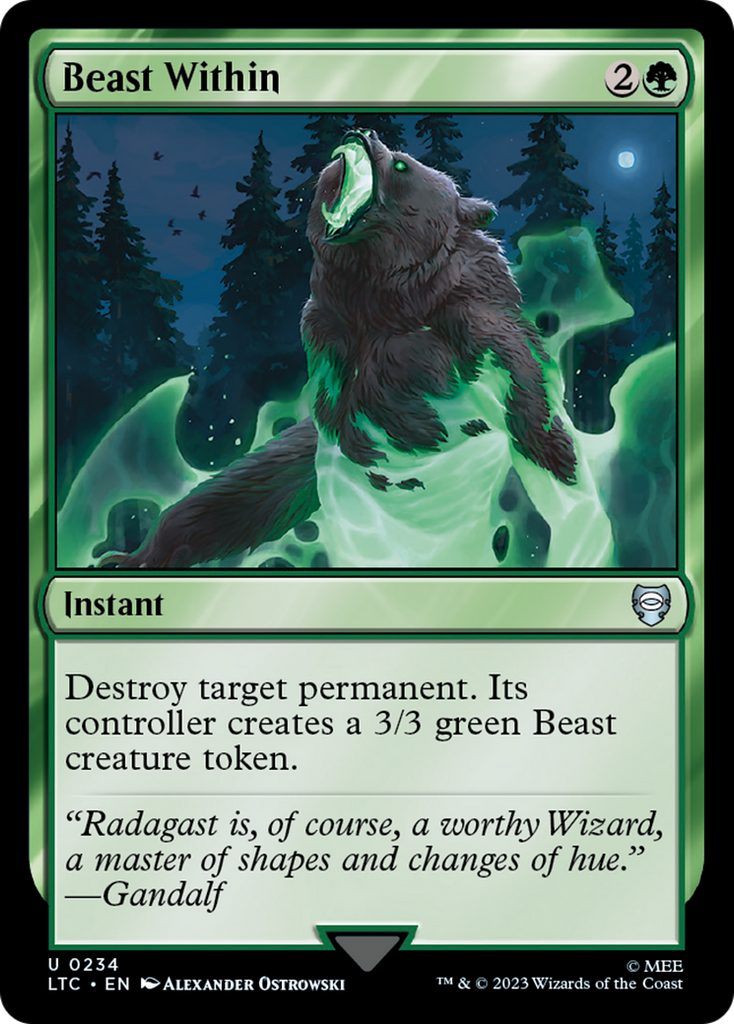 Magic: The Gathering - Beast Within - Tales of Middle-earth Commander