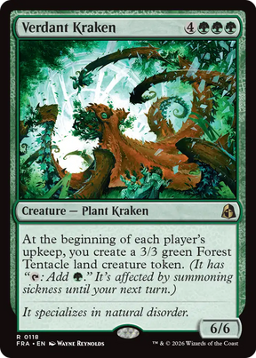 Magic: The Gathering - Verdant Kraken - Reality Fracture