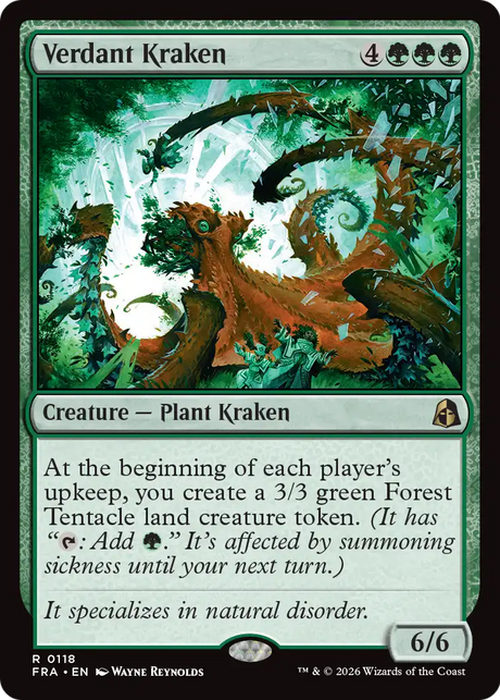Magic: The Gathering - Verdant Kraken - Reality Fracture