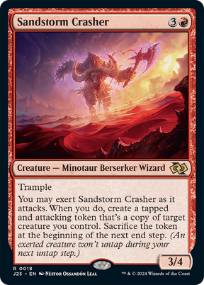 Magic: The Gathering - Sandstorm Crasher - Foundations Jumpstart