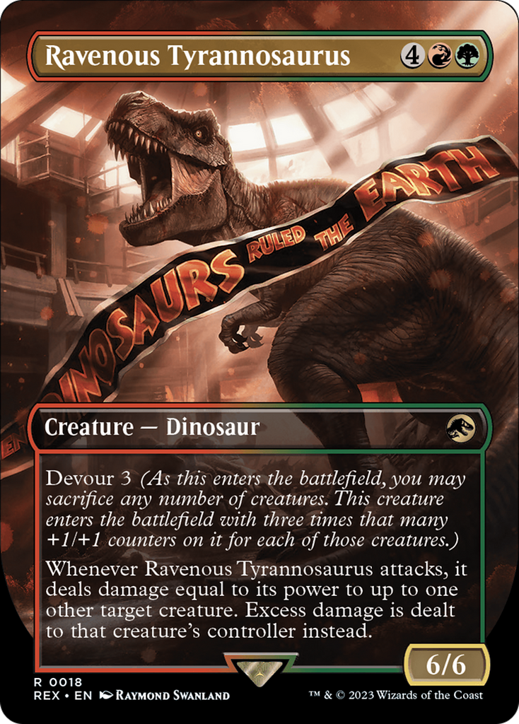 Magic: The Gathering - Ravenous Tyrannosaurus - Jurassic World Collection