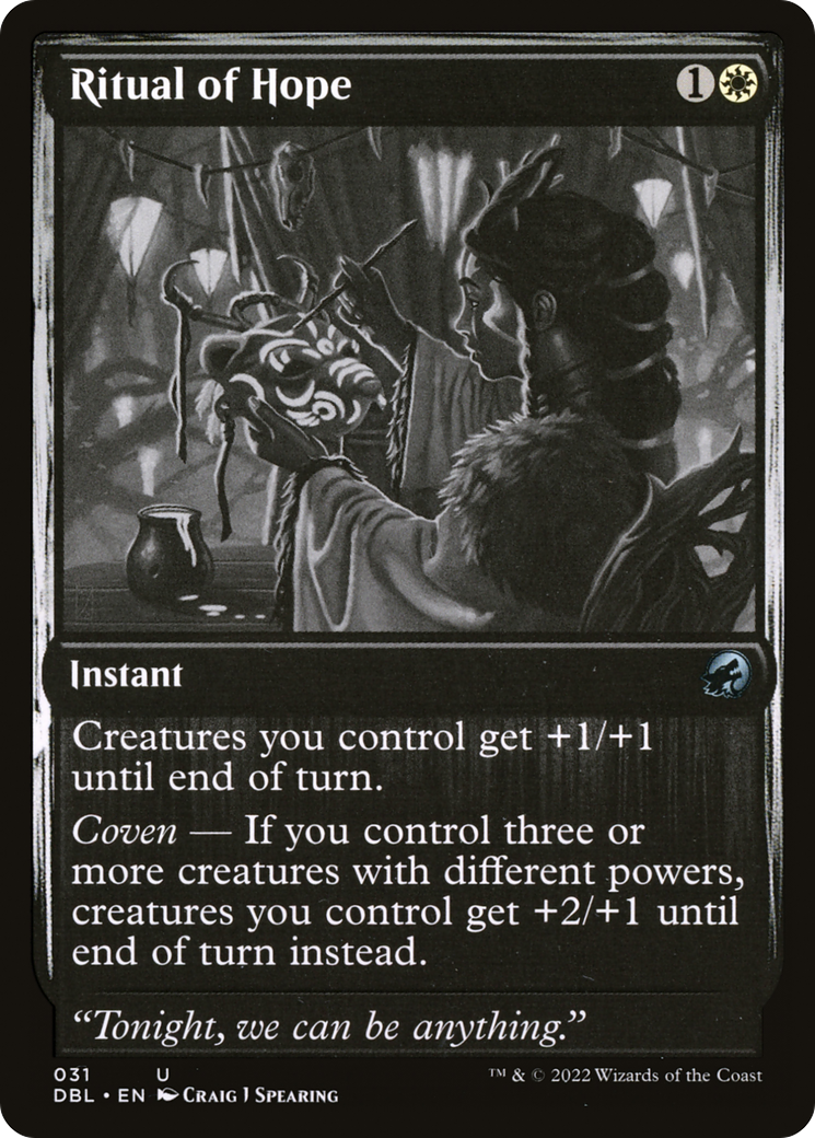 Magic: The Gathering - Ritual of Hope - Innistrad: Double Feature