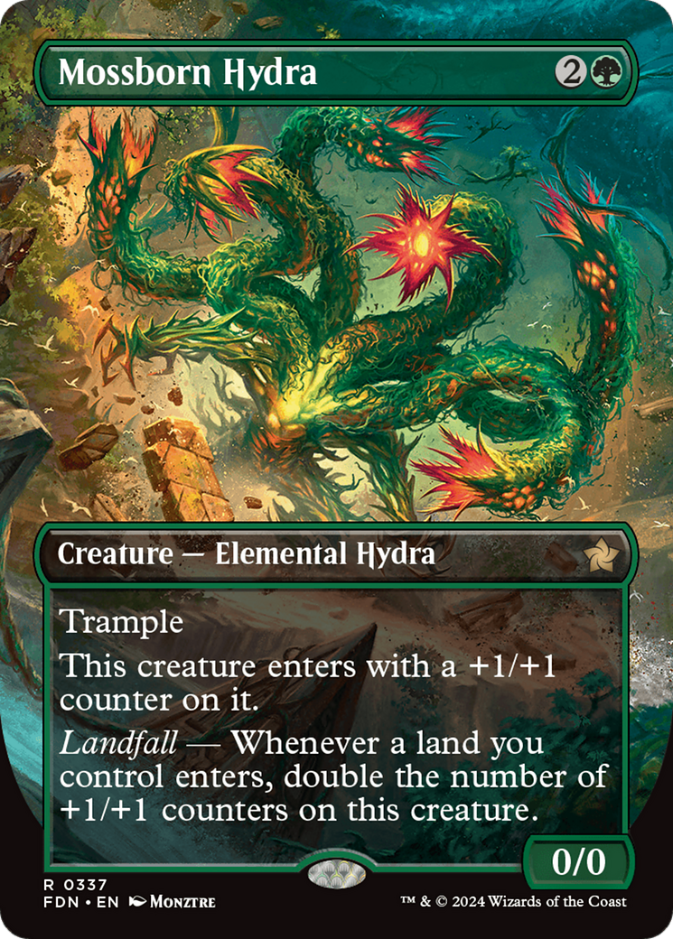 Magic: The Gathering - Mossborn Hydra Foil - Foundations