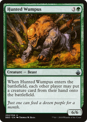Magic: The Gathering - Hunted Wumpus Foil - Battlebond