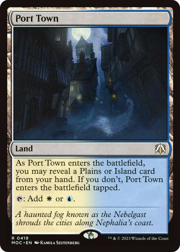 Magic: The Gathering - Port Town - March of the Machine Commander