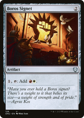 Magic: The Gathering - Boros Signet - Phyrexia: All Will Be One Commander