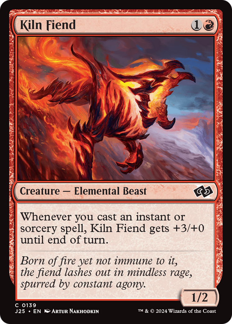 Magic: The Gathering - Kiln Fiend - Foundations Jumpstart