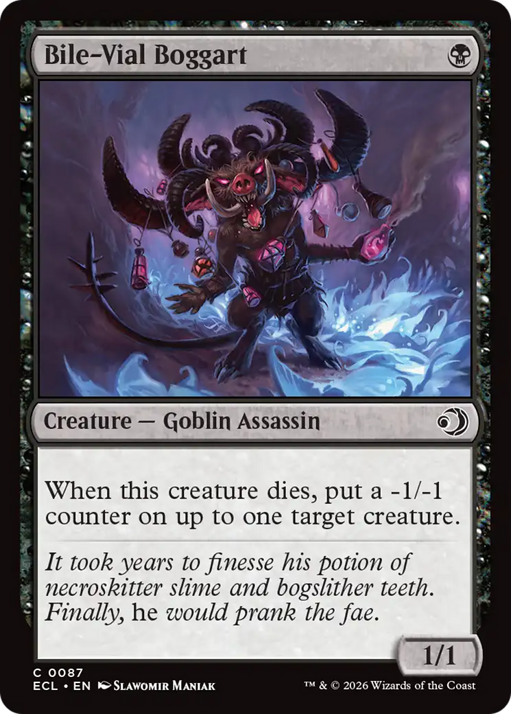 Magic: The Gathering - Bile-Vial Boggart Foil - Lorwyn Eclipsed