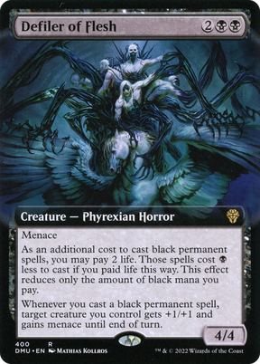 Magic: The Gathering - Defiler of Flesh Foil - Dominaria United