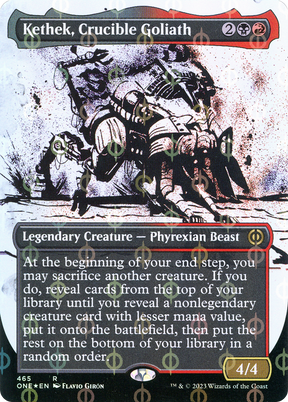 Magic: The Gathering - Kethek, Crucible Goliath Foil - Phyrexia: All Will Be One