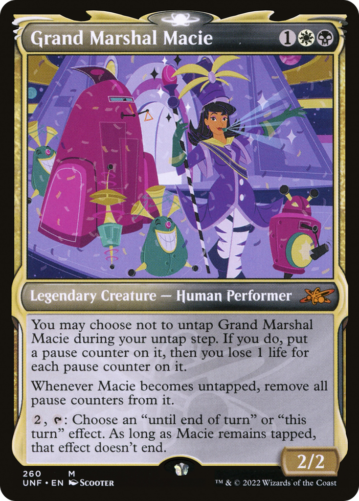 Magic: The Gathering - Grand Marshal Macie Foil - Unfinity