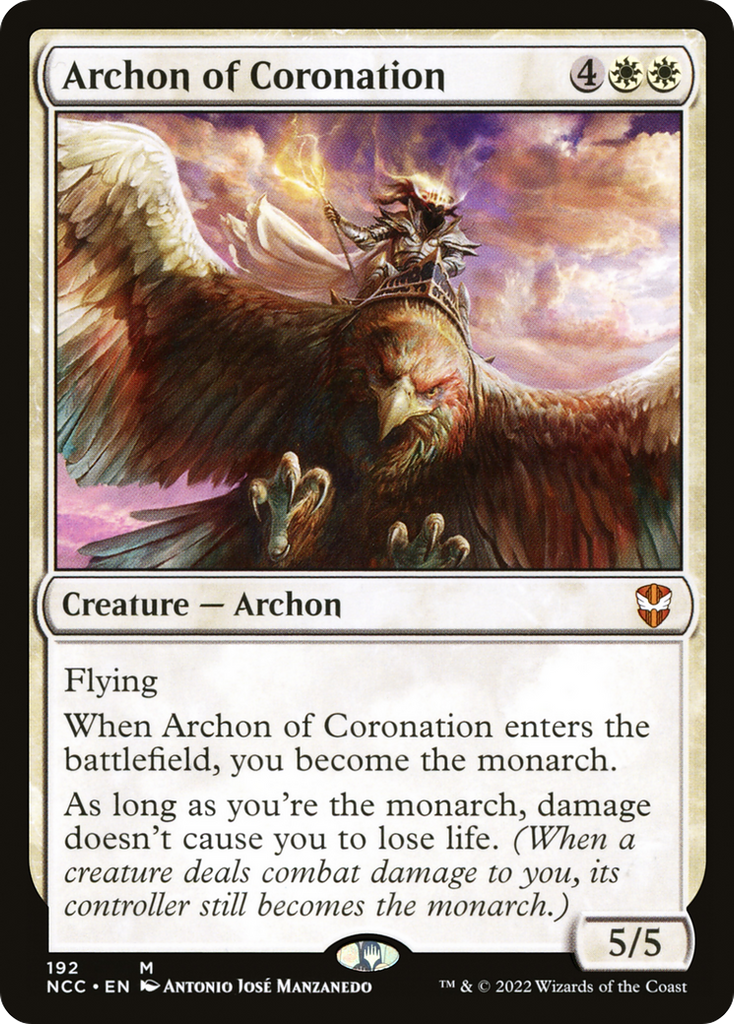 Magic: The Gathering - Archon of Coronation - New Capenna Commander