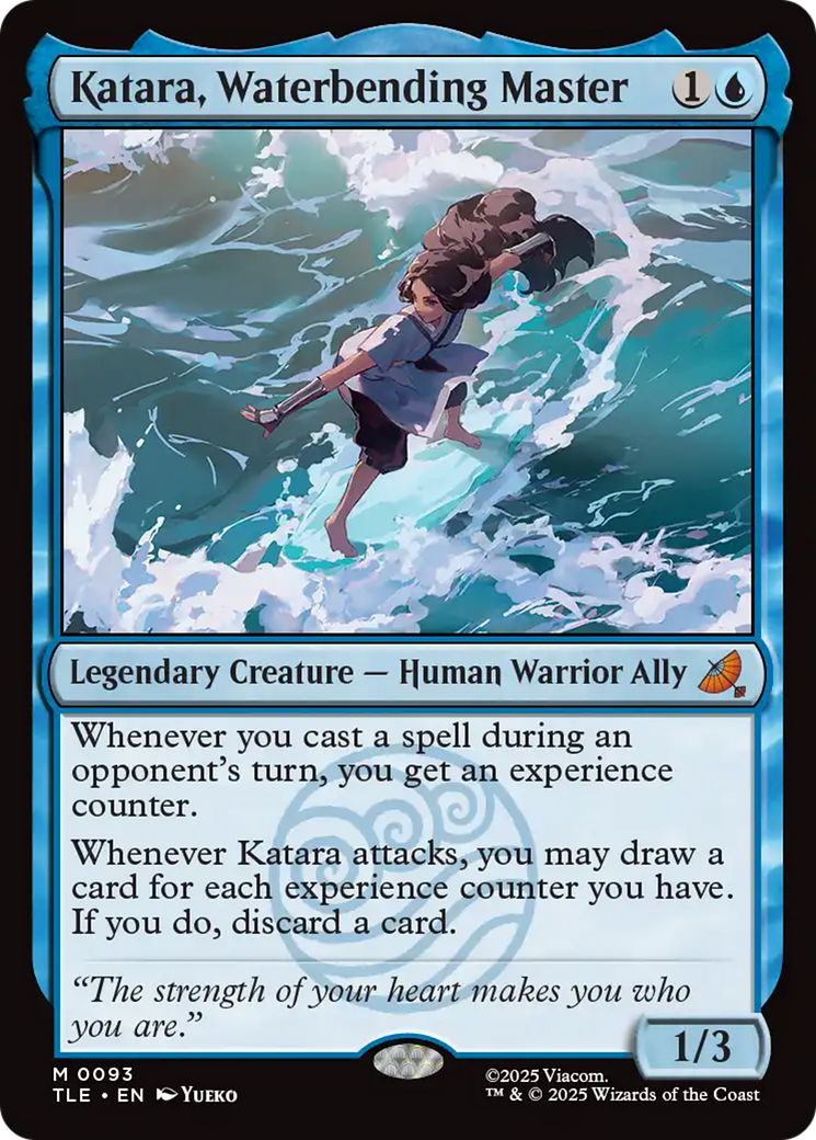 Magic: The Gathering - Katara, Waterbending Master - Avatar: The Last Airbender Eternal
