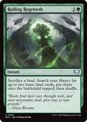 Magic: The Gathering - Roiling Regrowth - Edge of Eternities Commander