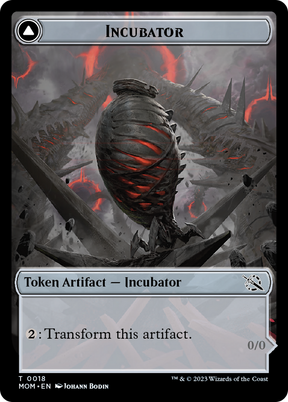 Magic: The Gathering - Incubator // Phyrexian Token - March of the Machine Tokens