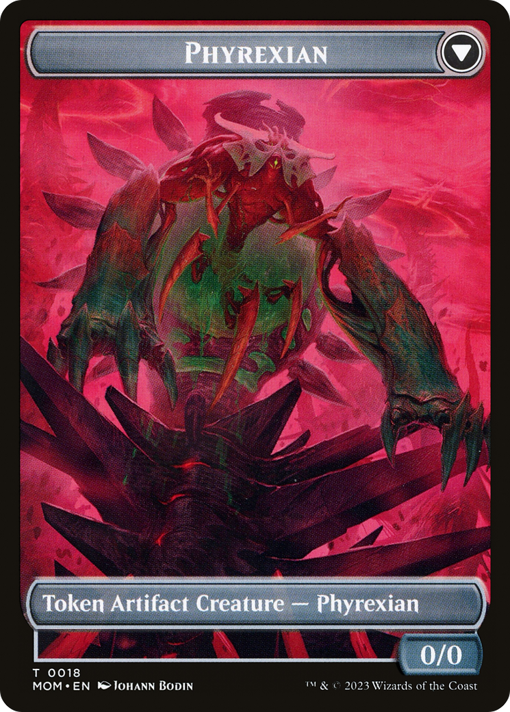 Magic: The Gathering - Incubator // Phyrexian Token - March of the Machine Tokens