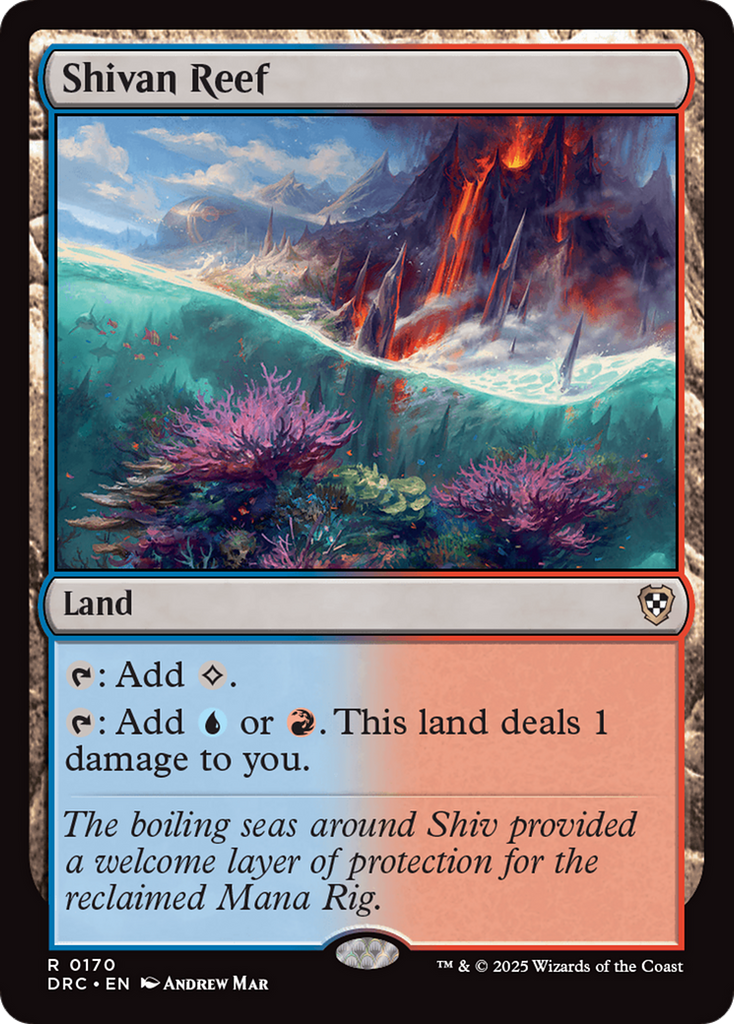 Magic: The Gathering - Shivan Reef - Aetherdrift Commander