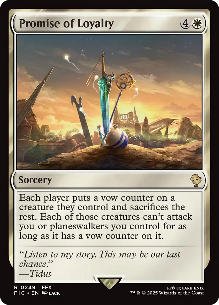 Magic: The Gathering - Promise of Loyalty - Final Fantasy Commander