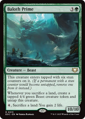 Magic: The Gathering - Baloth Prime - Edge of Eternities Commander
