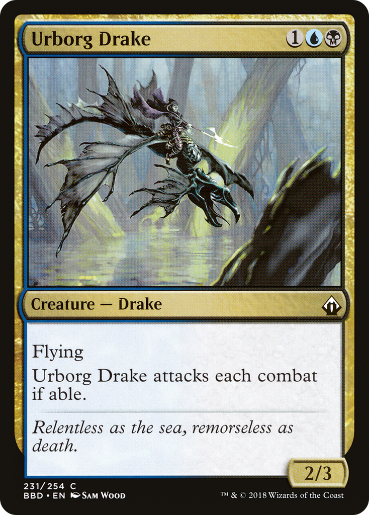 Magic: The Gathering - Urborg Drake Foil - Battlebond