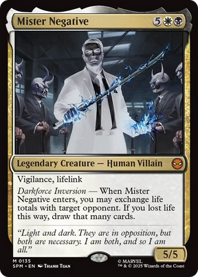 Magic: The Gathering - Mister Negative Foil - Marvel's Spider-Man