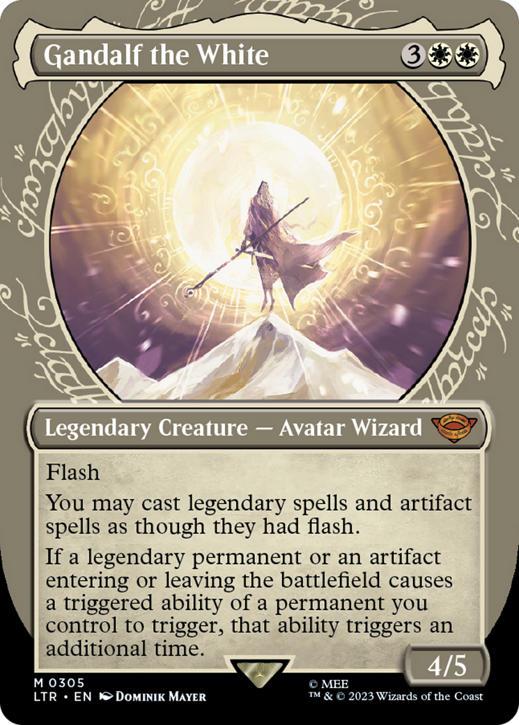 Magic: The Gathering - Gandalf the White Foil - The Lord of the Rings: Tales of Middle-earth