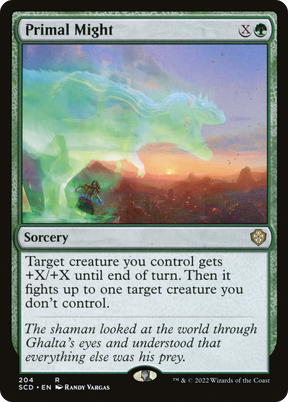 Magic: The Gathering - Primal Might - Starter Commander Decks