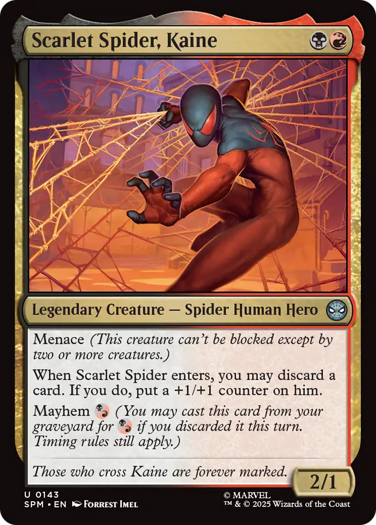 Magic: The Gathering - Scarlet Spider, Kaine Foil - Marvel's Spider-Man