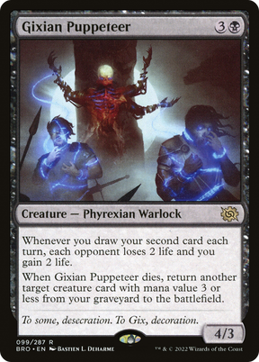 Magic: The Gathering - Gixian Puppeteer Foil - The Brothers' War