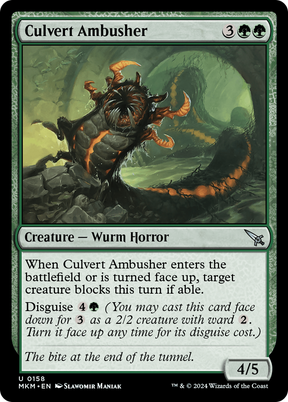 Magic: The Gathering - Culvert Ambusher - Murders at Karlov Manor