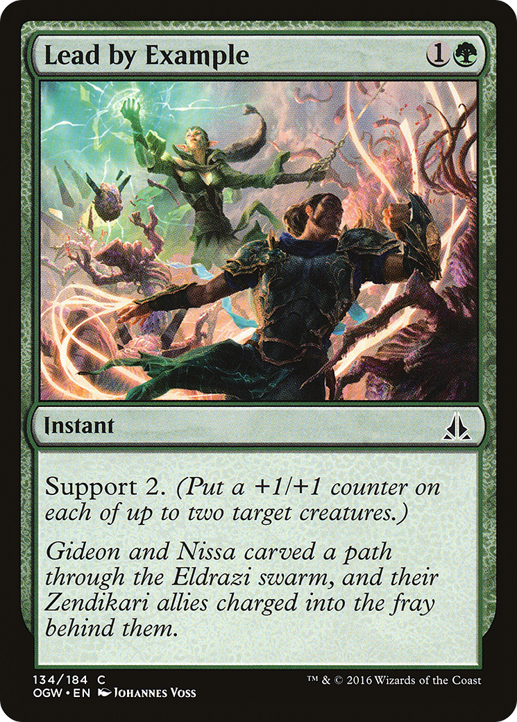 Magic: The Gathering - Lead by Example Foil - Oath of the Gatewatch