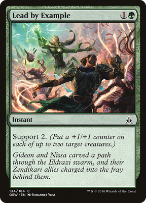 Magic: The Gathering - Lead by Example Foil - Oath of the Gatewatch