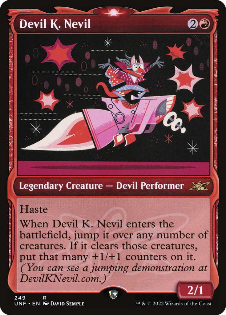 Magic: The Gathering - Devil K. Nevil Foil - Unfinity