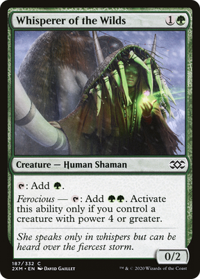 Magic: The Gathering - Whisperer of the Wilds Foil - Double Masters