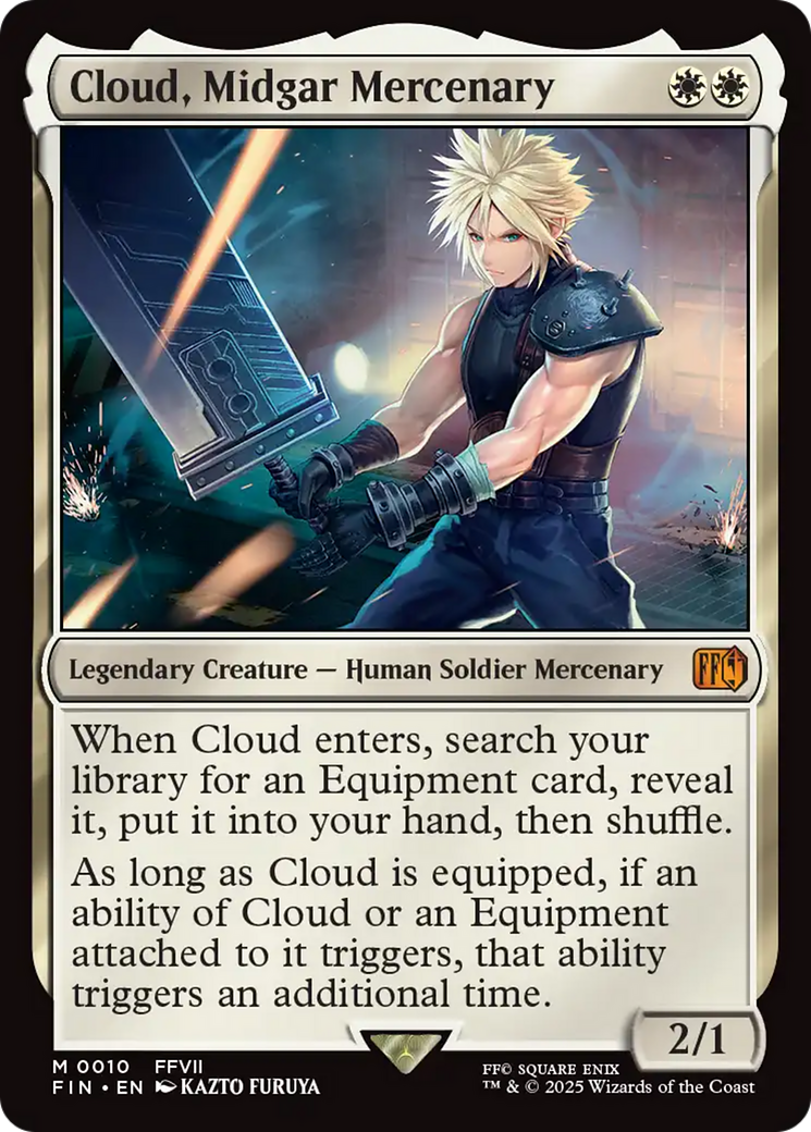 Magic: The Gathering - Cloud, Midgar Mercenary Foil - Final Fantasy